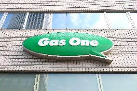 Gas One sign and logo